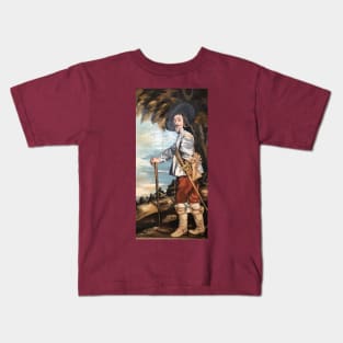 Musketeer Painting by my Father Kids T-Shirt